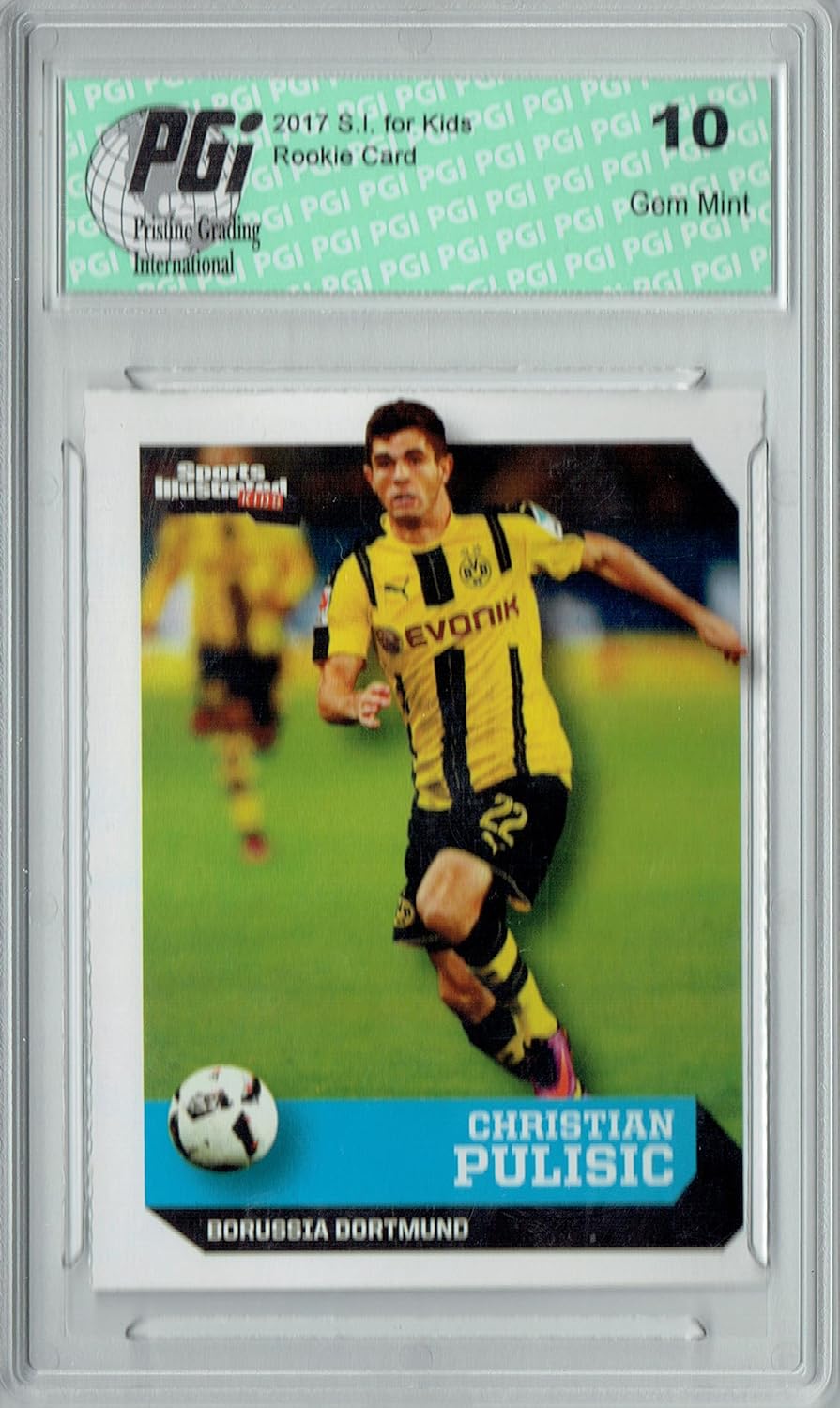 Amazon.com: Christian Pulisic 2017 S.I. for Kids #592 Rookie Card PGI