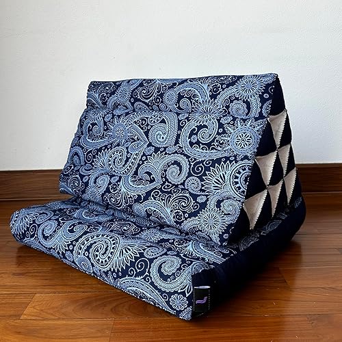 LEEWADEE 2-Fold Mat with Triangle Cushion – Comfortable TV Pillow