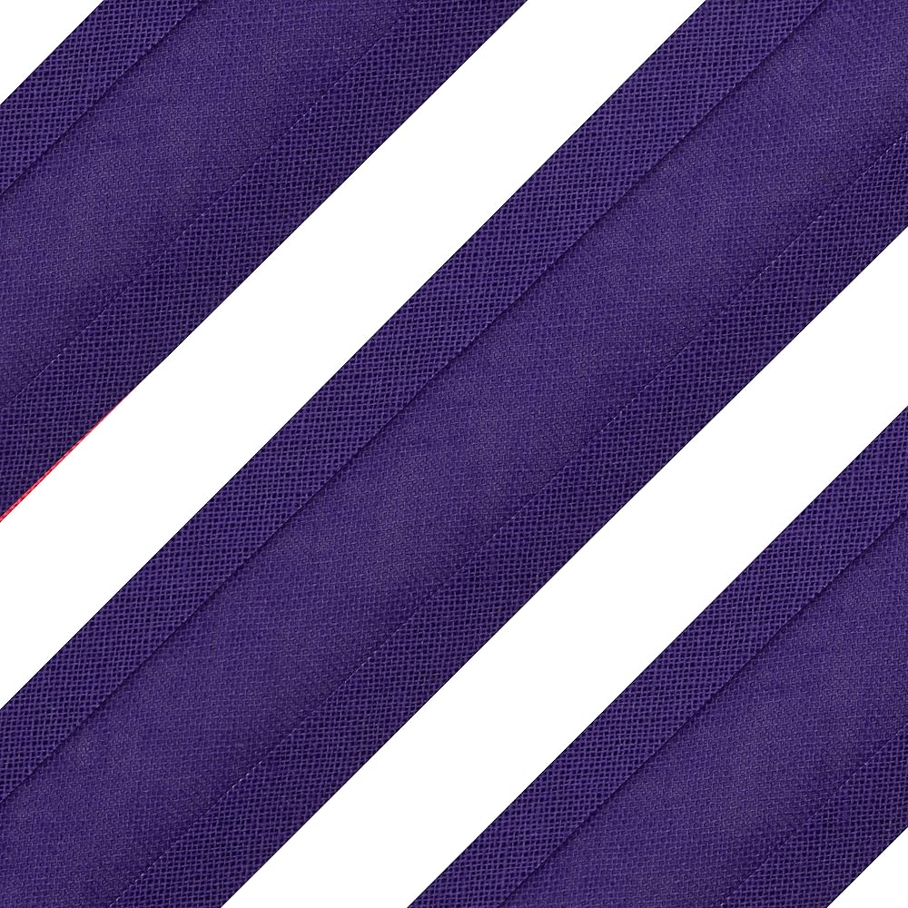 Realm Bias Binding Tape Cotton 1 Inch Purple 5 Metres