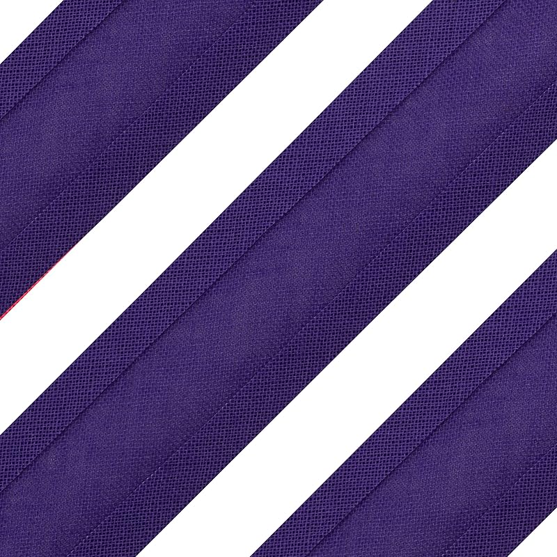 Realm Bias Binding Tape Cotton 1 Inch Purple 5 Metres