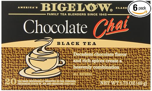 Bigelow Black tea chocolate chai - 20 ct (072310001633)
