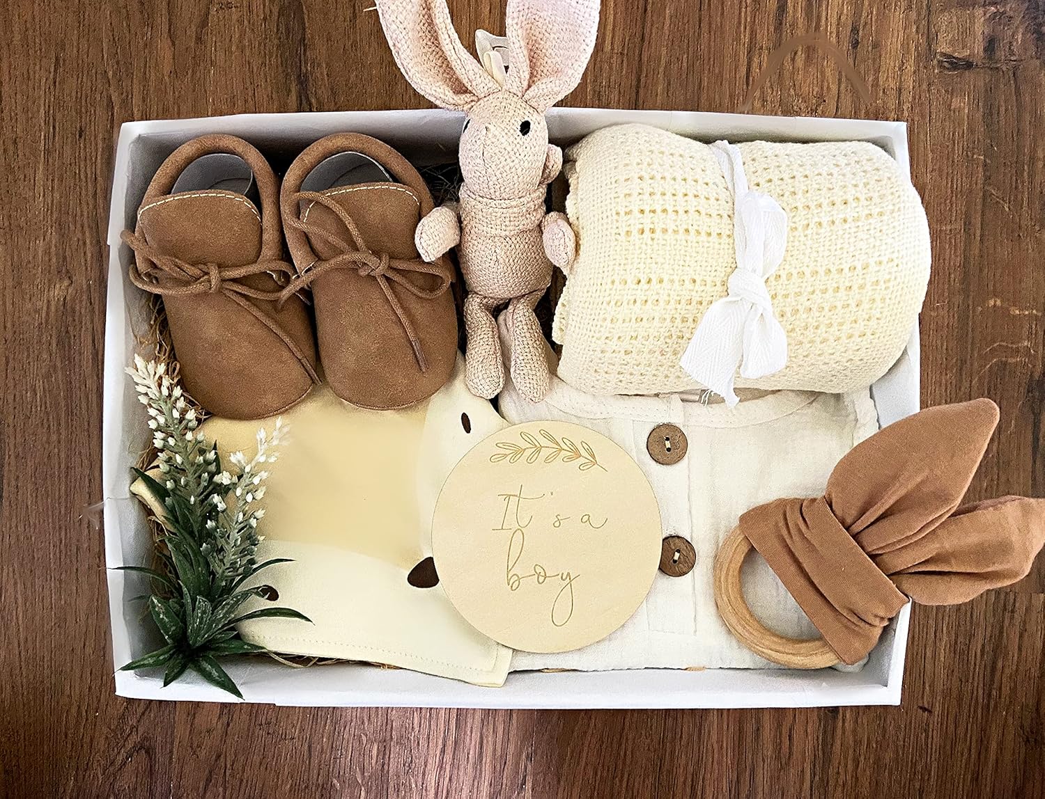 Deluxe Gift Set for baby boy Newborn baby boy gift new mum gift gender reveal gift set for boy