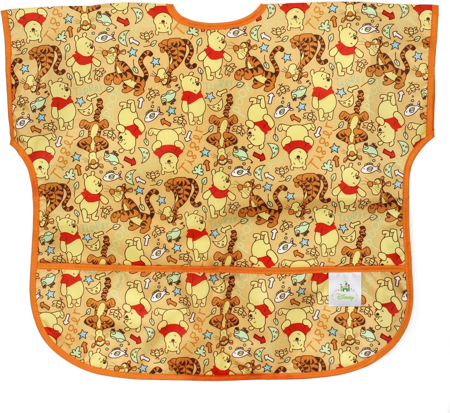 Hippychick Bumkin Disney Junior Bib, Pooh Woods