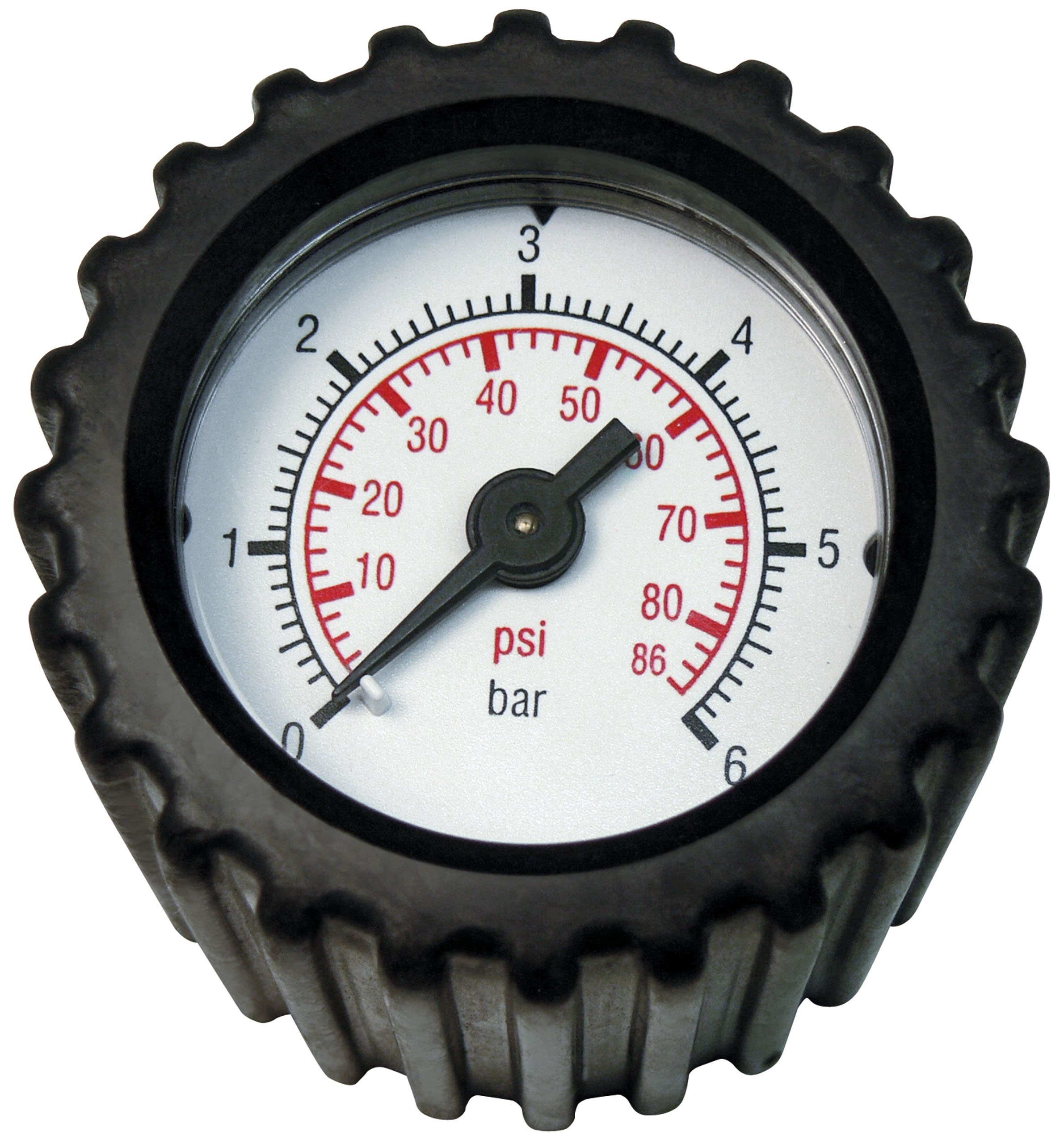 Solo 49356 Pressure Gauge with Connection Pieces For, Black, 21 x 11 x 5 cm