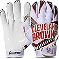 Franklin Sports Youth NFL Football Receiver Gloves - Kids Football Gloves Pair - NFL Team Logos and Silicone Palm - All Youth Sizes - Great Game Gear + Football Costume Accessory