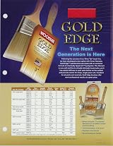 Wooster 5239 Gold Edge Wall Brush 3 Pack Polyester White 2.54cm view 2
