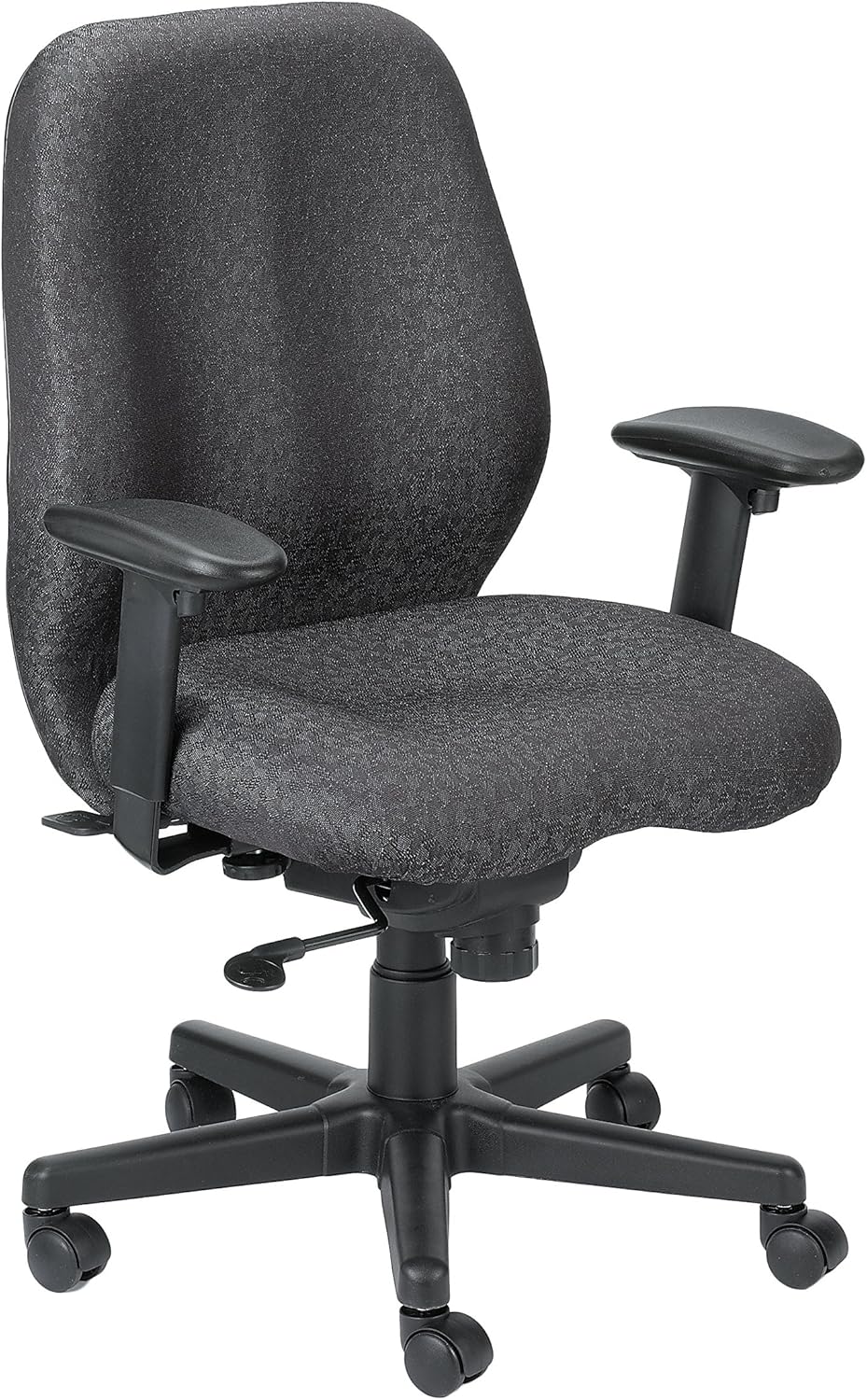 Eurotech Seating Aviator Swivel Tilt Chair, Charcoal