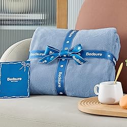 Bedsure GentleSoft Fleece Throw Blanket for Couch