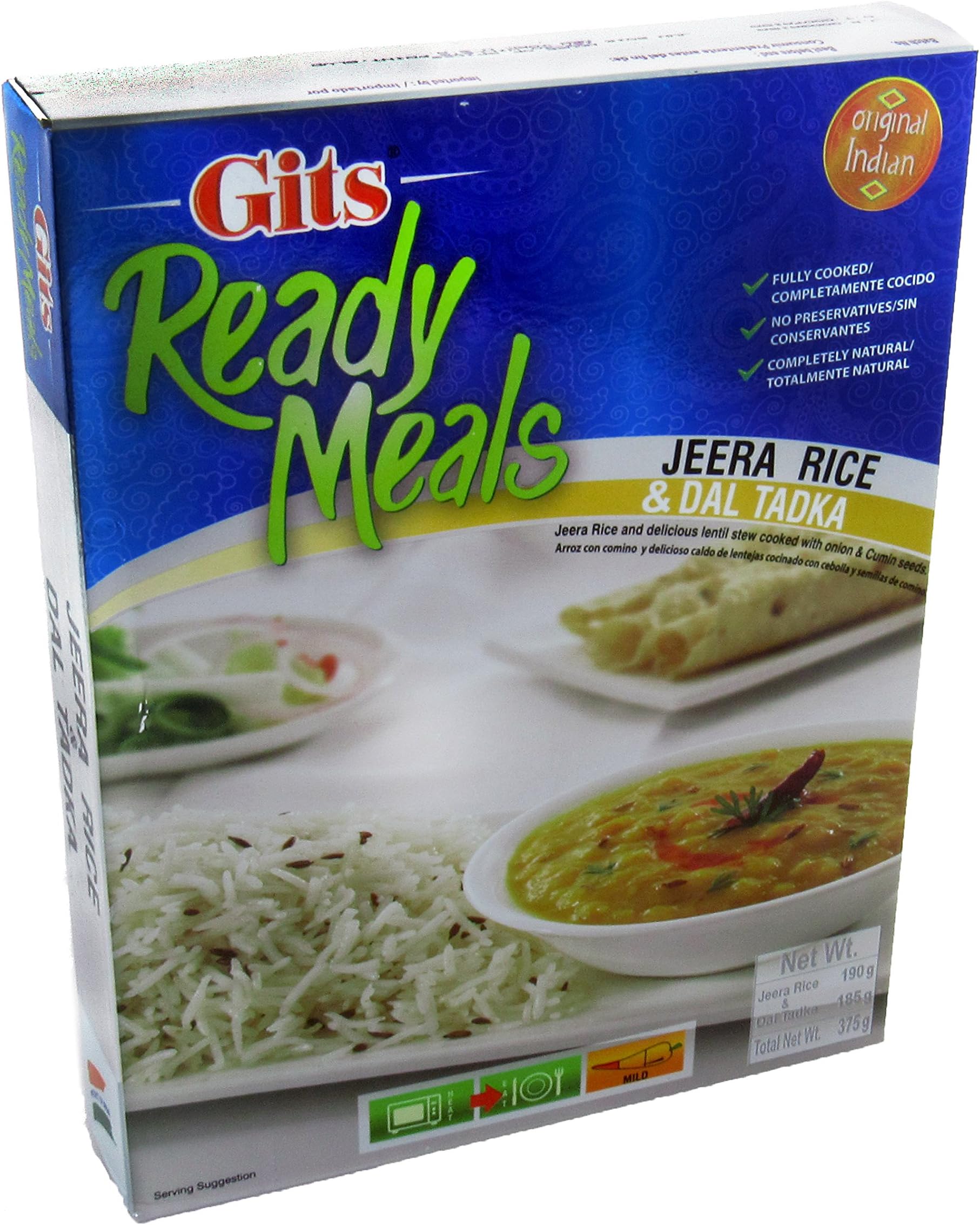 Dal Tadka with Jeera Rice - 5 pack
