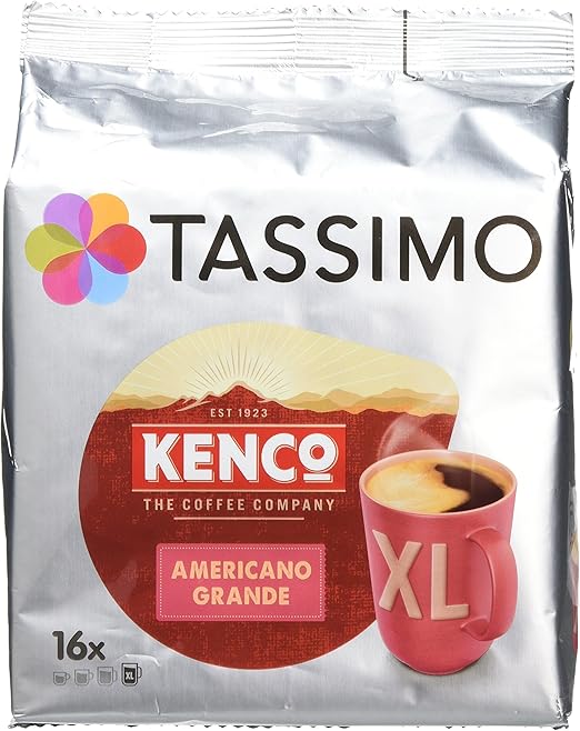 Tassimo Kenco Americano Grande Coffee Pods (16 pods, 16 servings