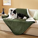 LE SURE Waterproof Fleece Blanket 152x127cm Reversible Plush for Pets view 6