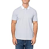 Armani Exchange Mens Regular Fit Printed All Over Pique Polo