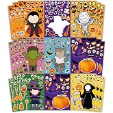 OHOME Halloween Party Favors - DIY Crafts Stickers for Kids | Kids Halloween Games Toys Gifts Treats Decorations Activities Party Supplies(24 Sheets)
