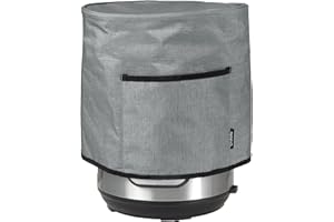 Crutello Dust Cover with Storage Pocket - Compatible with Instant Pot 8 Quart, Measures 13.25" x 14.75"