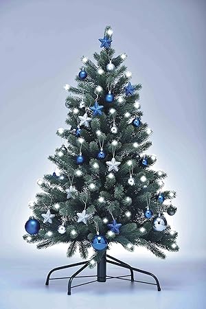 Tannenbaum Dekorieren Blau - The Reading Chair