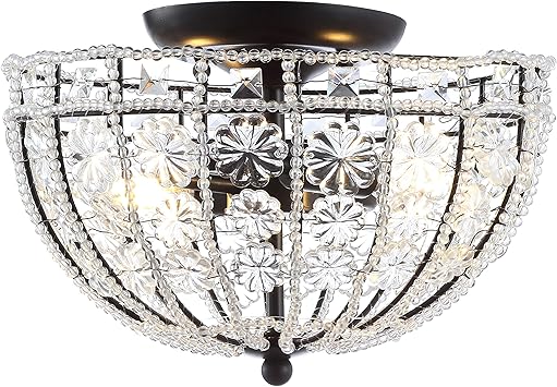 glam flush ceiling light