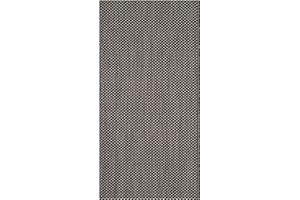 SAFAVIEH Courtyard Collection 2'7' x 5' Black/Beige CY8521 Indoor/ Outdoor Patio Backyard Mudroom Area Rug
