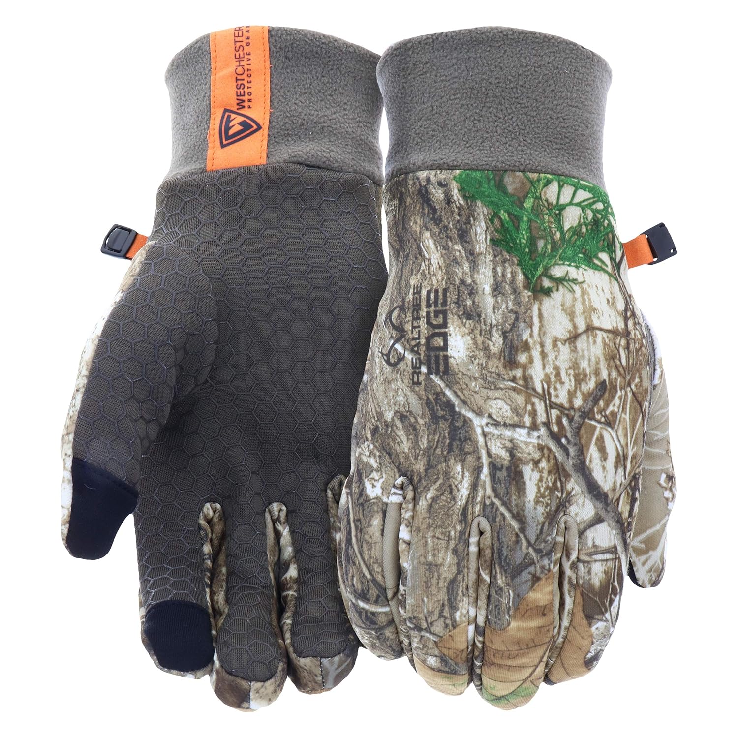 Realtree RE93012//L West Chester Slip-On Fleece Gloves with Xtra Camouflage Pattern Large