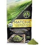 Organic Matcha Green Tea Powder - Japanese Matcha Powder Culinary Grade, Unsweetened & Sugar Free - USDA & Vegan Certified -