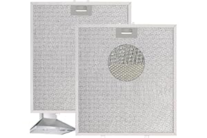 MNPARTS Upgrade 5-layer WA0575 Range Hood Filter Replacement 14.4"x13.5" Compatible with Vissani 30 inch Pyramid or Wall Mount Range Hood vent filter Aluminum Filters 2PARKS