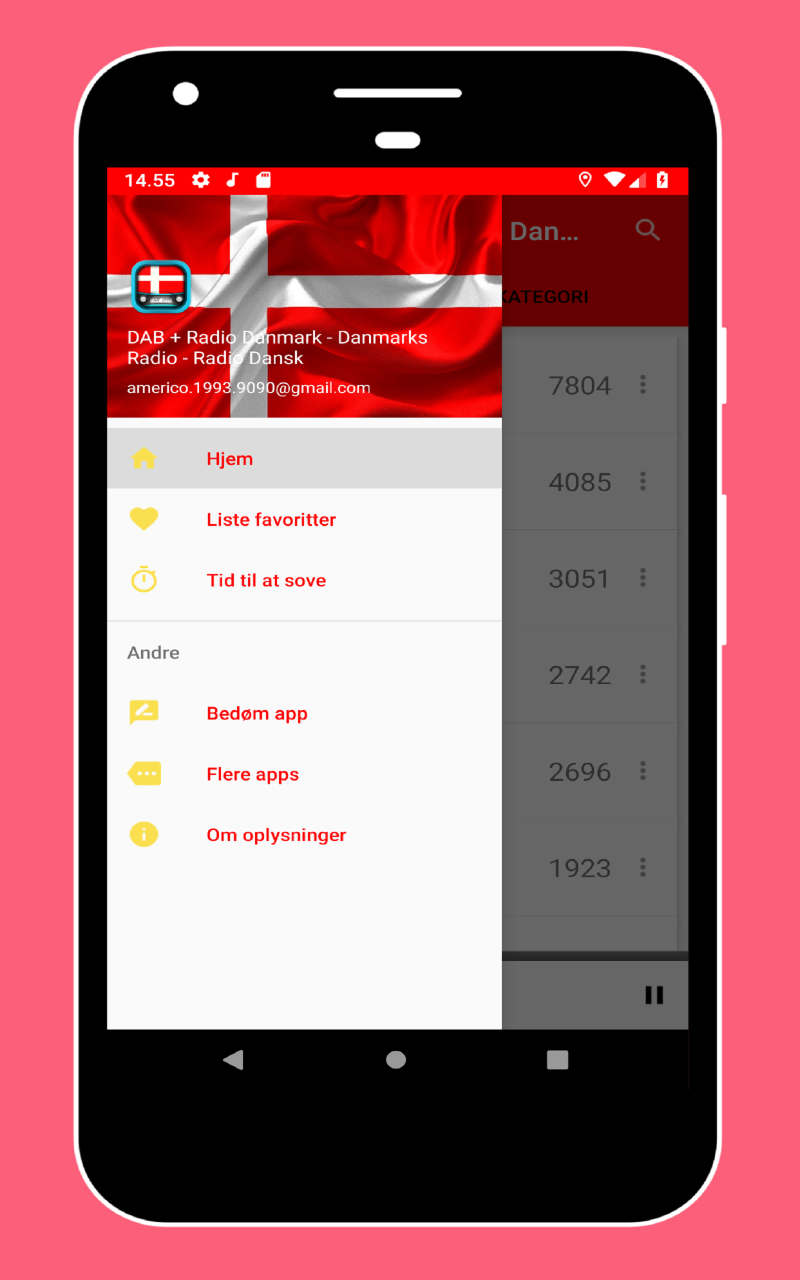 Radio Denmark + Radio Denmark FM Danish DAB RadioAmazon.inAppstore