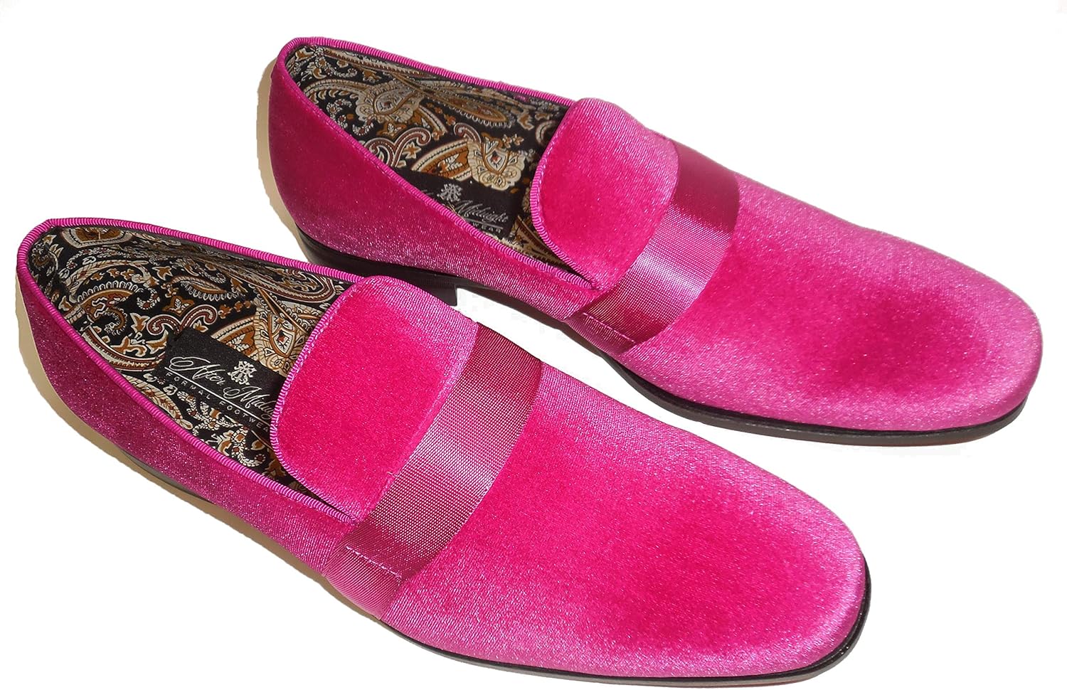 mens fuschia dress shoes