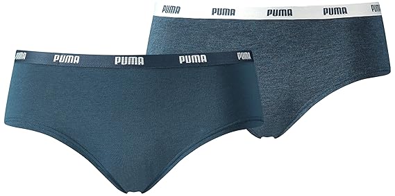 Puma Damen Unterwäsche Iconic Hipster 2P