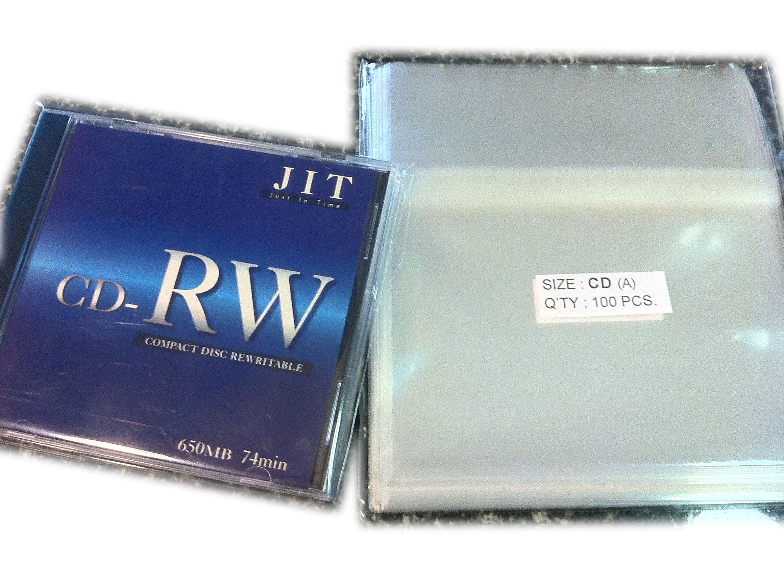 Photo 1 of 100 Pcs Standard CD Jewel Case Cello/Cellophane Bags (by UNIQUEPACKING)