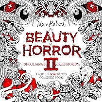The Beauty of Horror 1: A Goregeous Coloring Book | Amazon.com.br