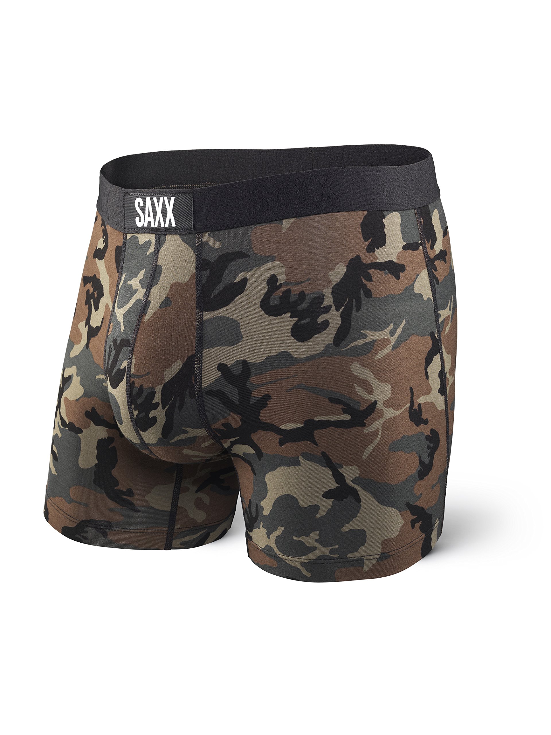 Saxx Underwear Men's Boxer Shorts Vibe Boxer Shorts with Builtin