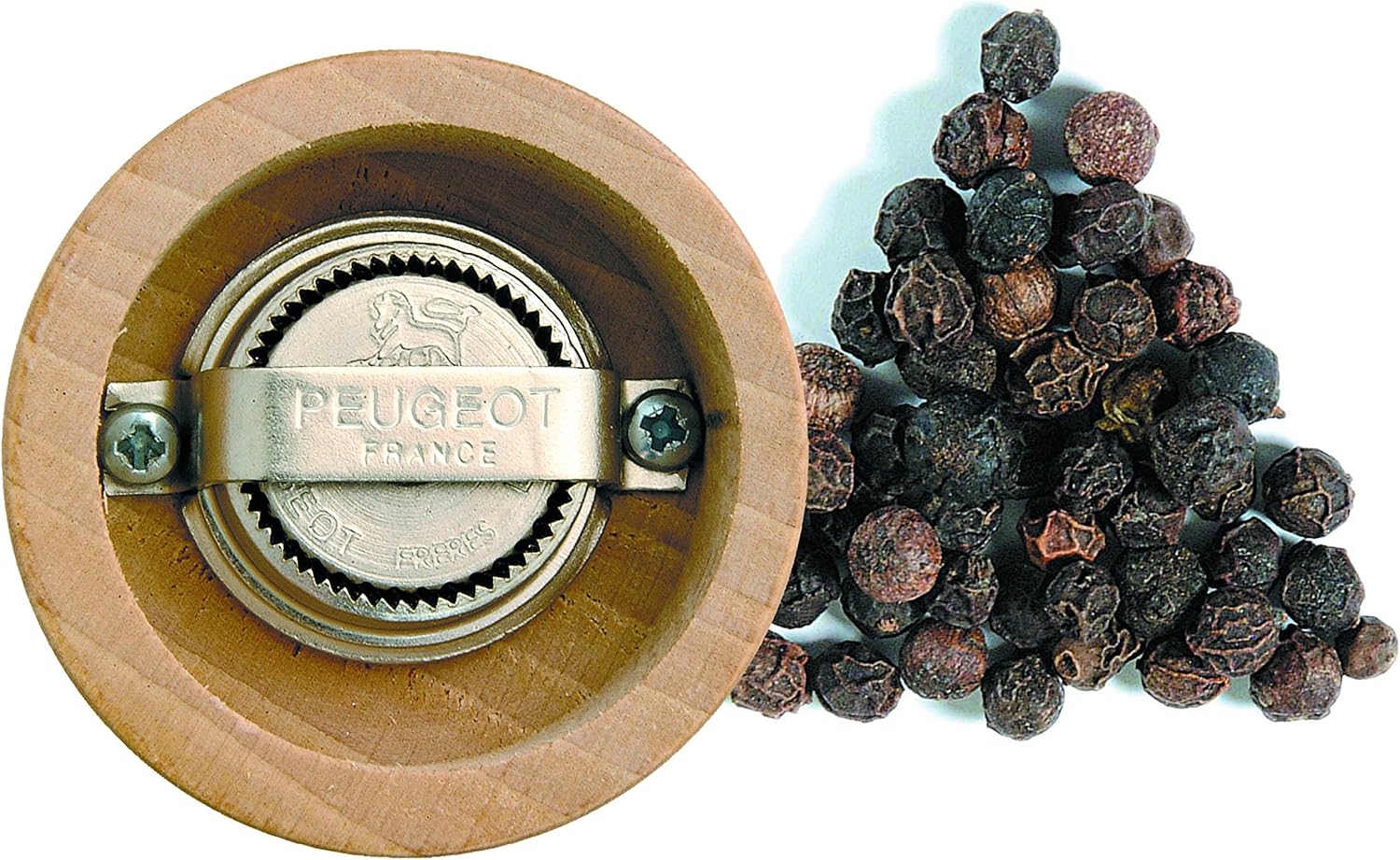 Peugeot - Paris Manual Pepper Mill - Adjustable Grinder - Beechwood, Natural, 18cm, 18 cm - Image 3