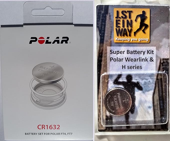 J. Steinway Kit Batterie Polar Authentique avec Couvercle pour Montres Polar FT4 et Polar FT7