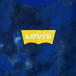 Levi's Boys' Long Sleeve Batwing T-Shirt, Web Blue, 6