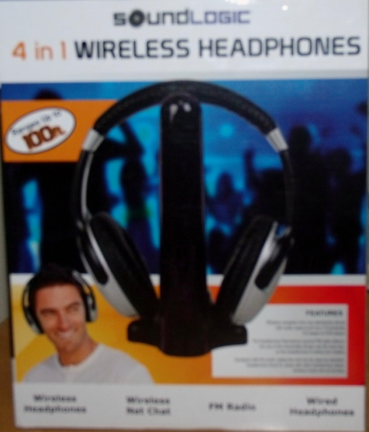 soundlogic bthp001px_bk bluetooth headset with mic