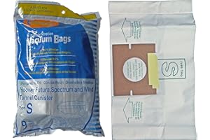 Hoover Type S Envirocare Brand Allergen Microlined Vacuum Bags - 9 in a pack