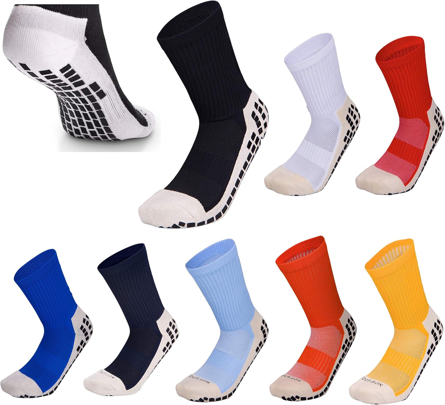 Calzini Sportivi Antiscivolo Per Calcio E Sport – Calzini - Foto 14