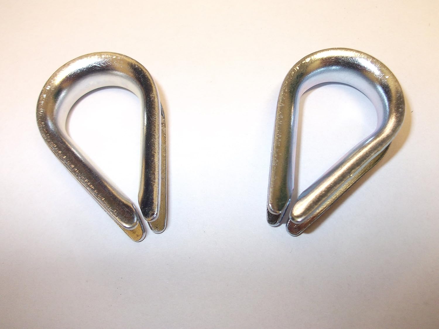 WIRE ROPE THIMBLE 6MM 1/4 INCH BZP ZINC PLATED STEEL pack of 4 Business, Industry & Science Wire