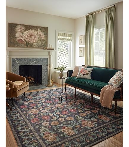 Amazon.com: Loloi Rifle Paper Co. Wildwood Collection WWLD-01