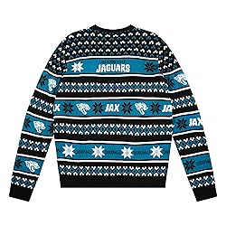 FOCO Standard NFL Big Logo Ugly Sweater, Team Color