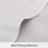 NTBAY Silk Satin Pillowcases 2 Pack 50x90 cm Envelope Closure Silver Grey view 4