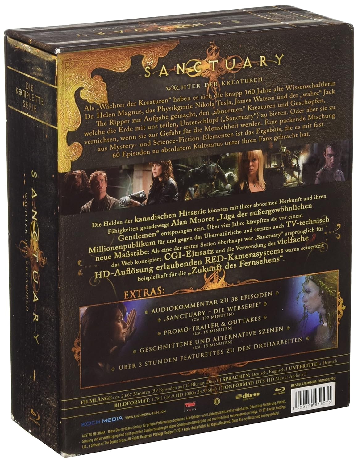 Sanctuary Die Komplette Serie Blu Ray Exklusiv Bei Amazon De Amazon De Tapping Amanda Dunne Robin Robbins Ryan Heyerdahl Chris Wood Martin Adelson Steven A Tapping Amanda Dunne Robin Dvd Blu Ray