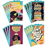 Hallmark Mahogany Birthday Cards Assortment, Birthday Queen (16 Cards with Envelopes)