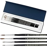 Winsor & Newton Series 7 Kolinsky Sable Watercolor Brushes - 100% Kolinsky Sable Brushes for Watercolor Gouache Ink and More 