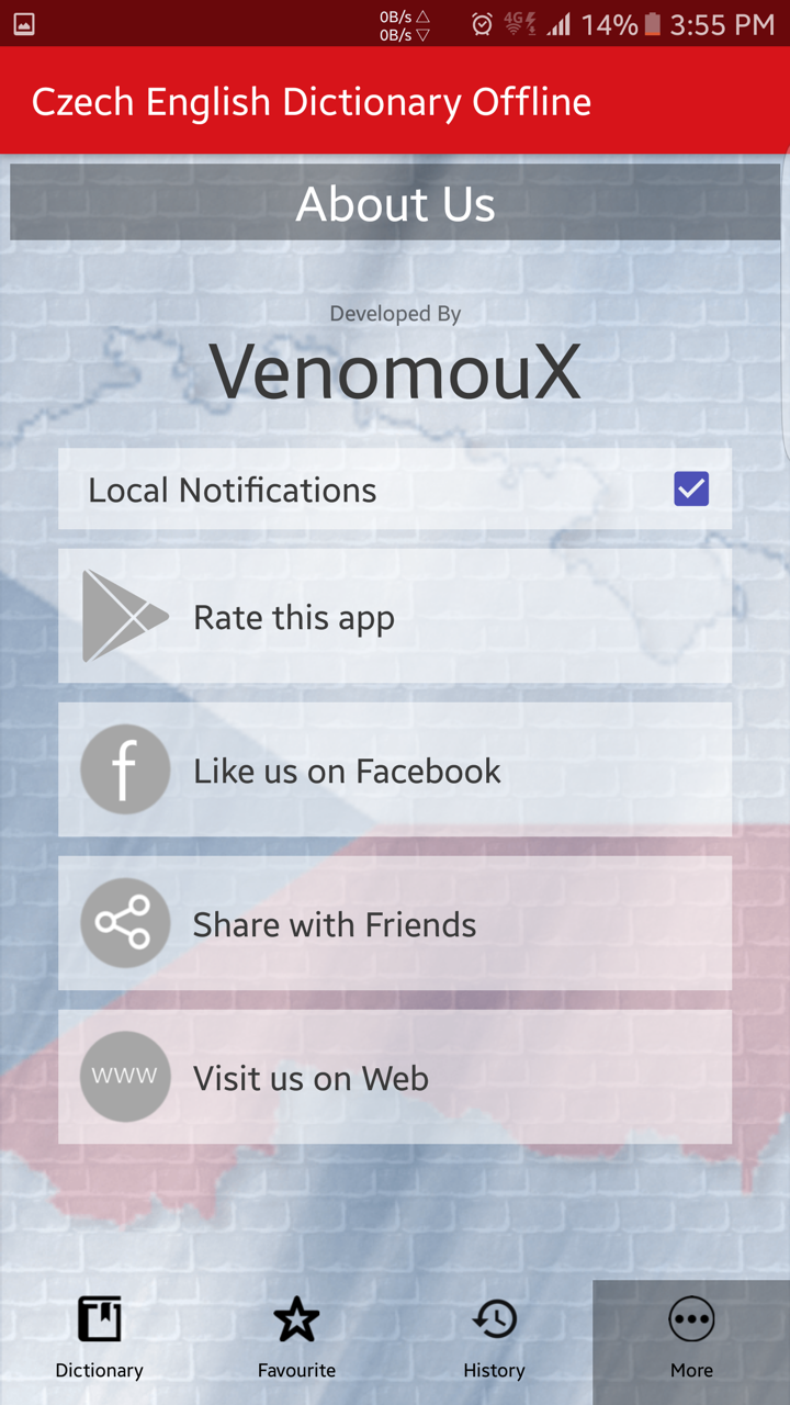 Czech English Dictionary for Android