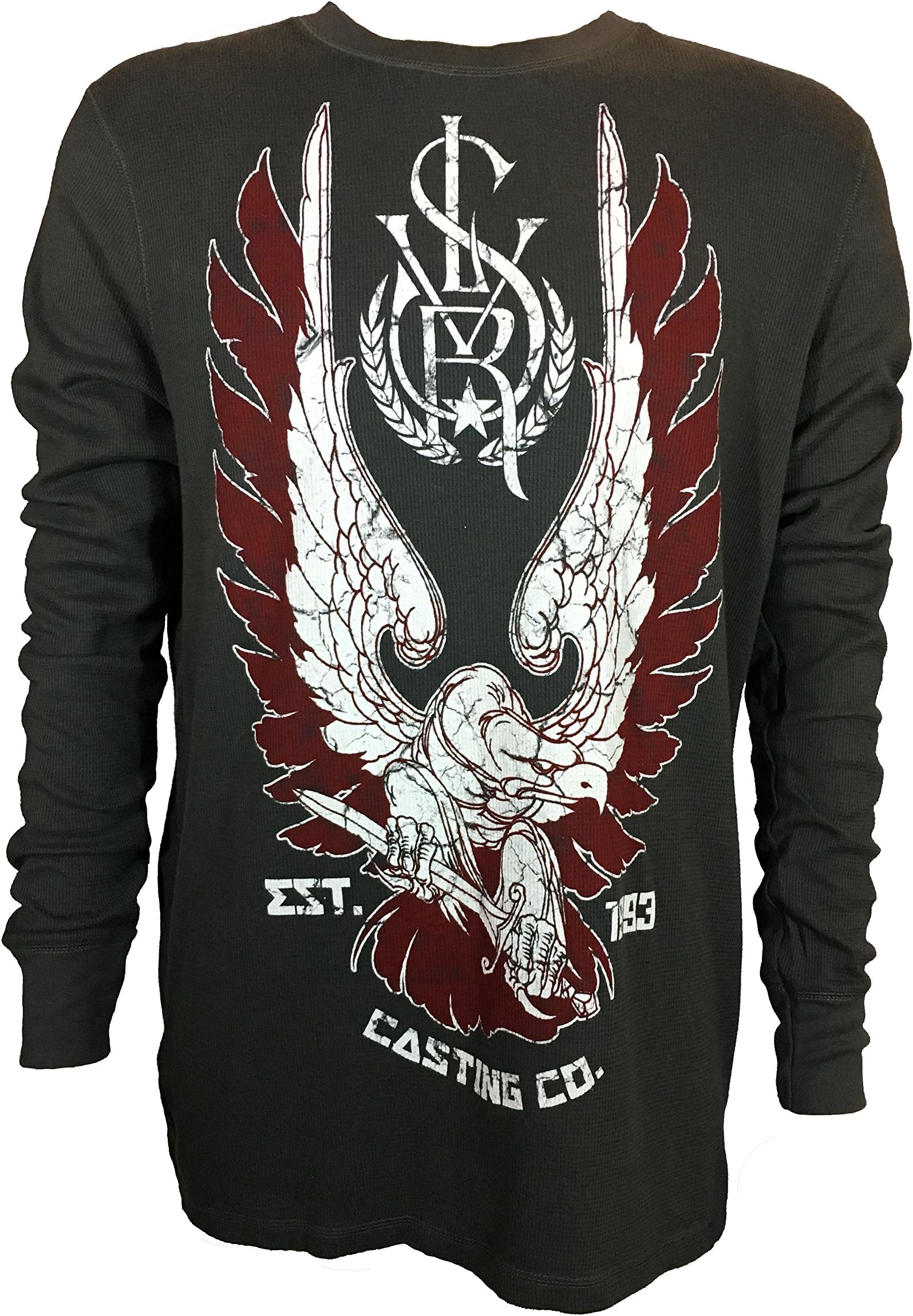 Silver Star Mens Where Eagles Dare Thermal Long-Sleeve Shirt