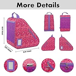 BAUXZOR Skate Bags with Lovely Heart and Star
