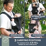 Dreambaby On-The-Move 3-in-1 Baby Carrier Lightweight Breathable 3.5–12kg view 3