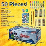 Marvel Art Set for Kids Avengers Art Case Crayons Paints Markers Multicolor view 6
