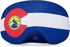 POWDERHOUND PRODUCTS Ski Snowboard Goggle Cover Sleeve - Lens Scratch Dust Protection for Travel Storage and Apres