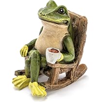 Figurine Fée Sur Livres Avec Grenouille Et Hibou – Miniature Pour Jardin, Terrarium Ou Déco Maison – Peinte à La Main ! - 4